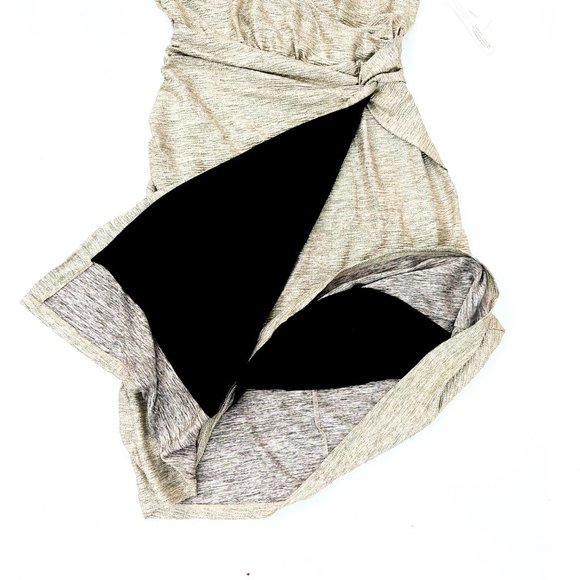 NWT anthropologie gold metallic midi dress w/comfy liner - Picture 7 of 10